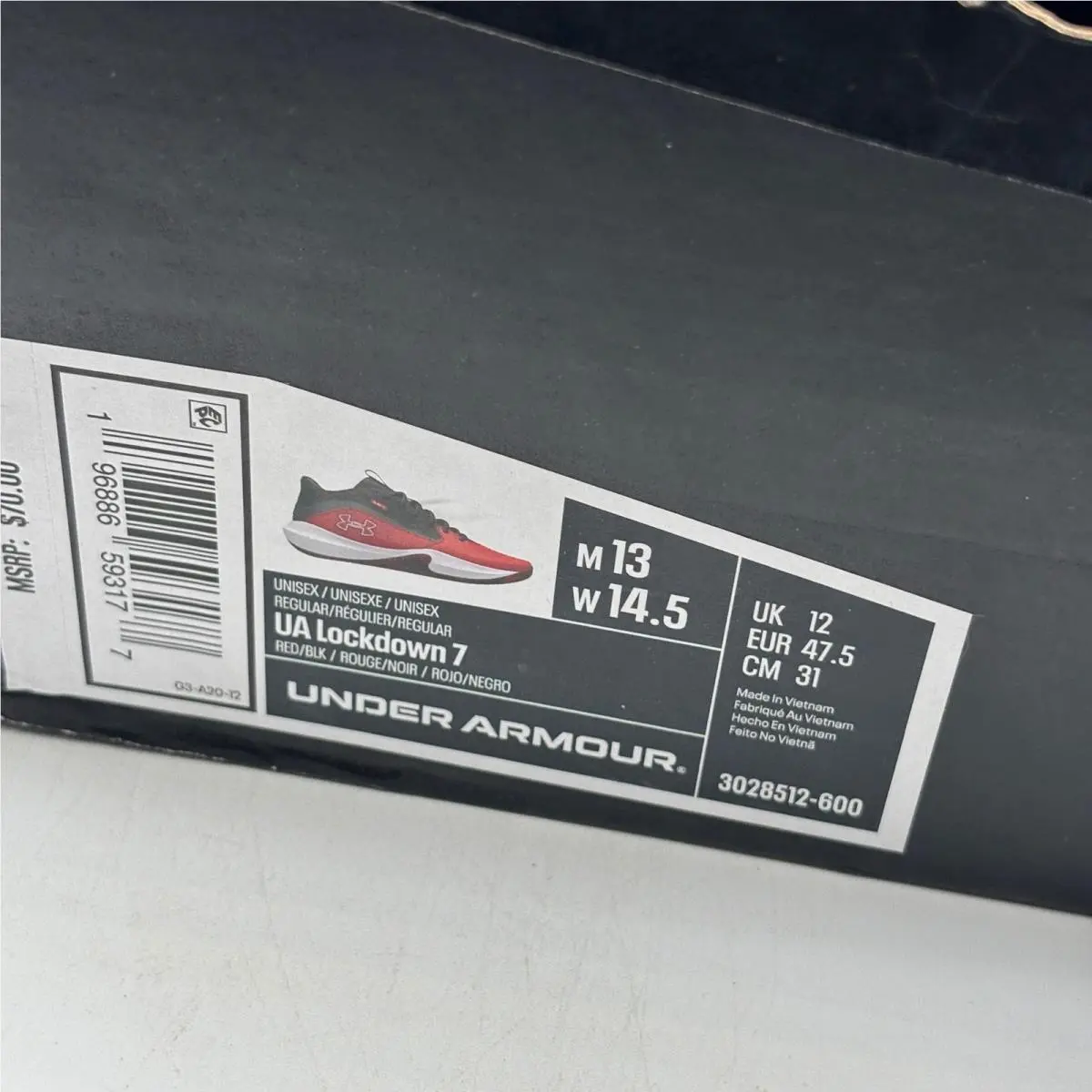 Under Armour shoes - UA Lockdown 7 - Lockdown - Red 0