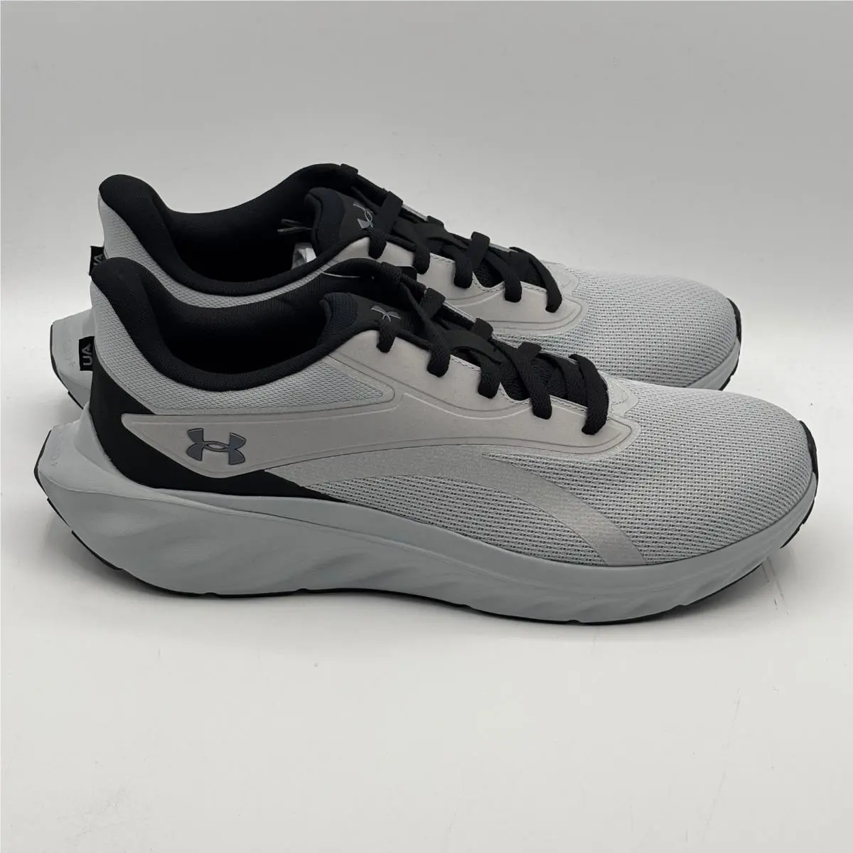 Under Armour UA Ascend Shoes Mens Size 13 Grey Black Running 3027530-101