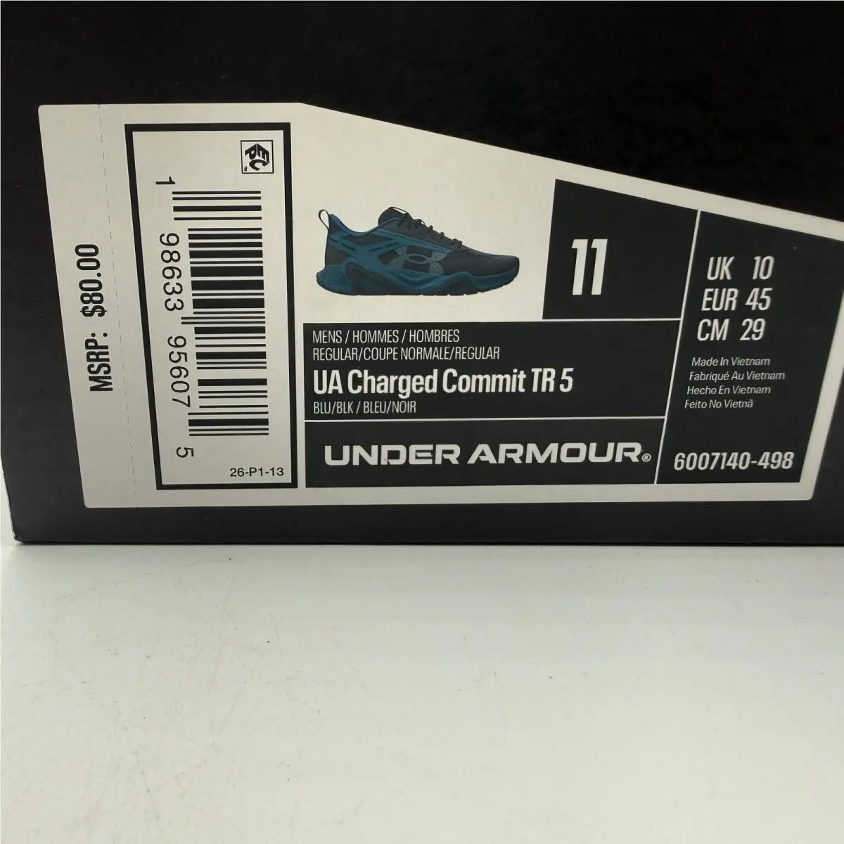 Under Armour shoes - UA Charged Commit TR 5 - Blue 0