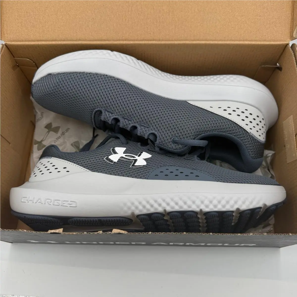 Under Armour shoes - Under Armour Charged Surge 4 - Gray 5