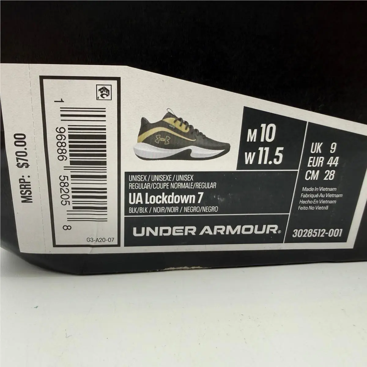 Under Armour shoes - Lockdown 7 - Lockdown - Black 0