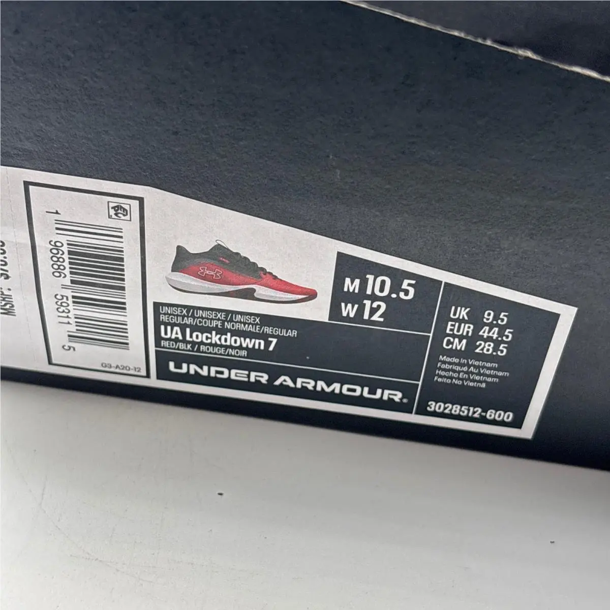 Under Armour shoes - Lockdown 7 - Lockdown - Red 0