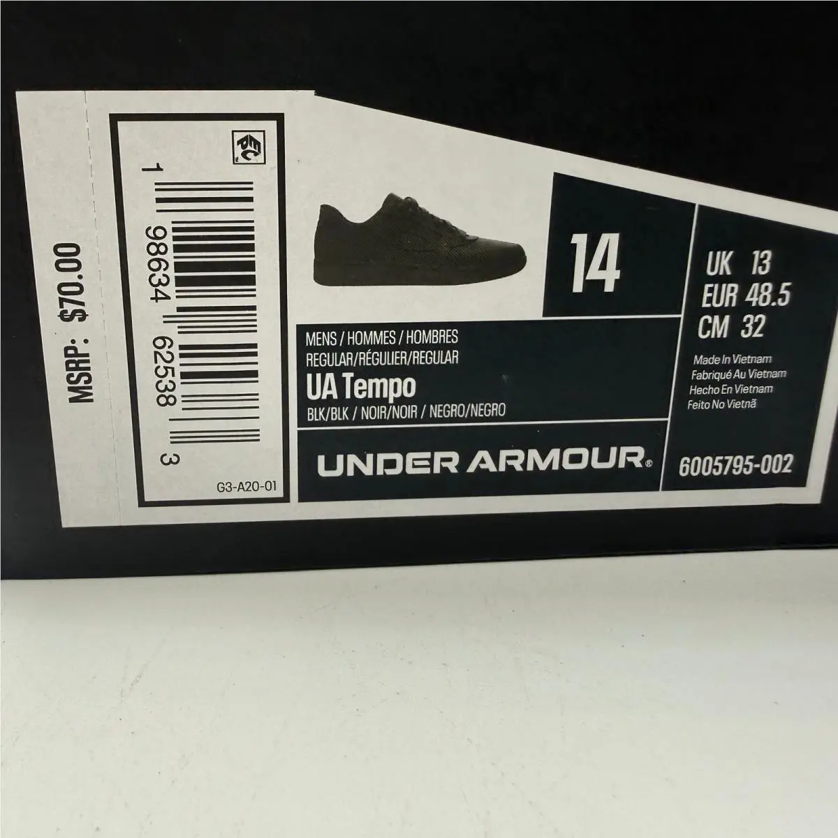 Under Armour shoes - UA Tempo - Tempo - Black 0
