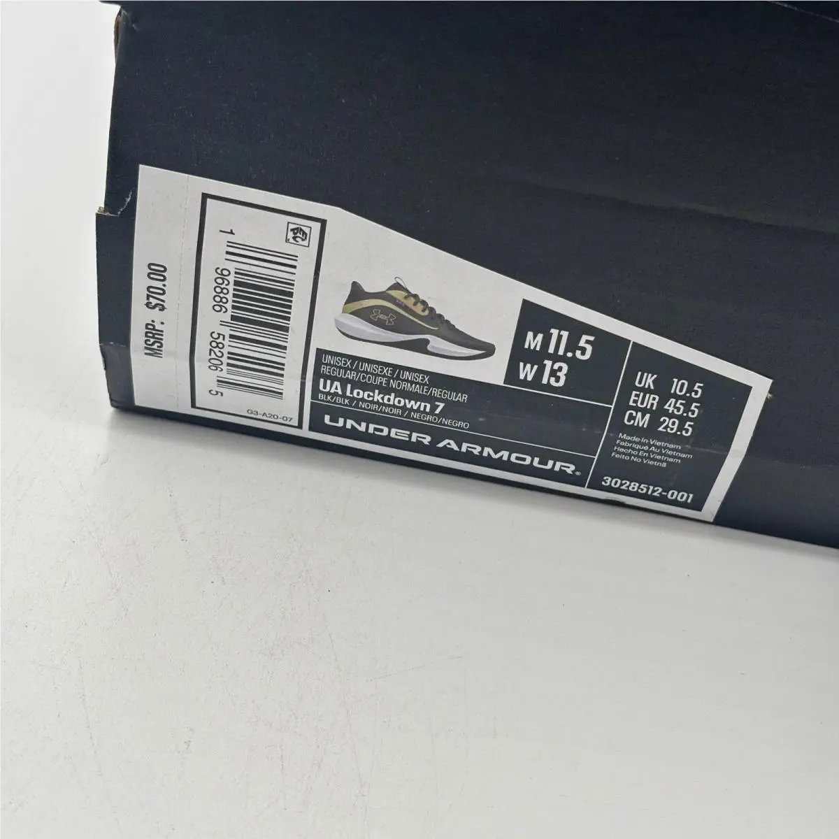 Under Armour shoes - UA Lockdown 7 - Lockdown - Black 0