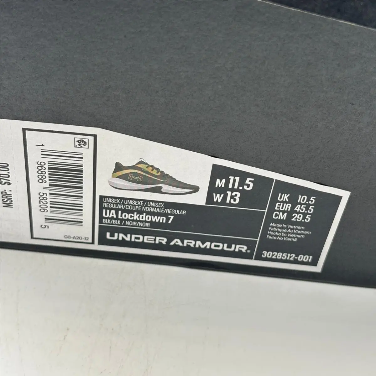 Under Armour shoes - UA Lockdown 7 - Lockdown - Black 0