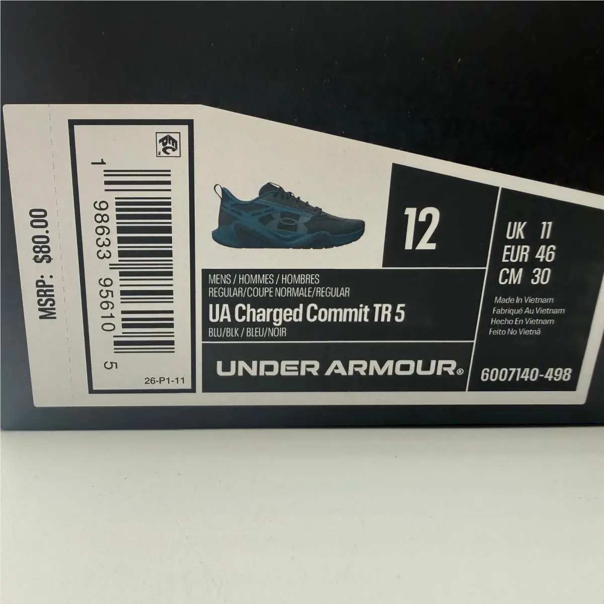 Under Armour shoes - Charged Commit TR 5 - Charged Commit - Blue 0