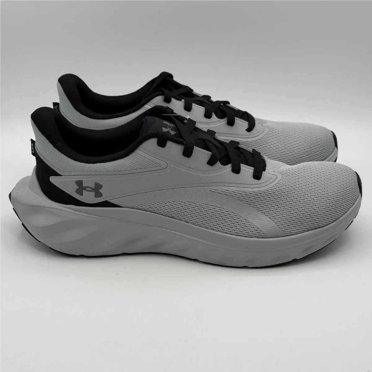 Under Armour UA Ascend Shoes Mens Size 11.5 Grey Black Running 6009827-012