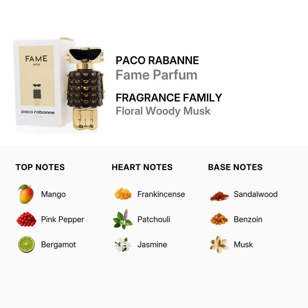 Paco Rabanne Fame For Women Parfum Spray 50ml/1.7oz