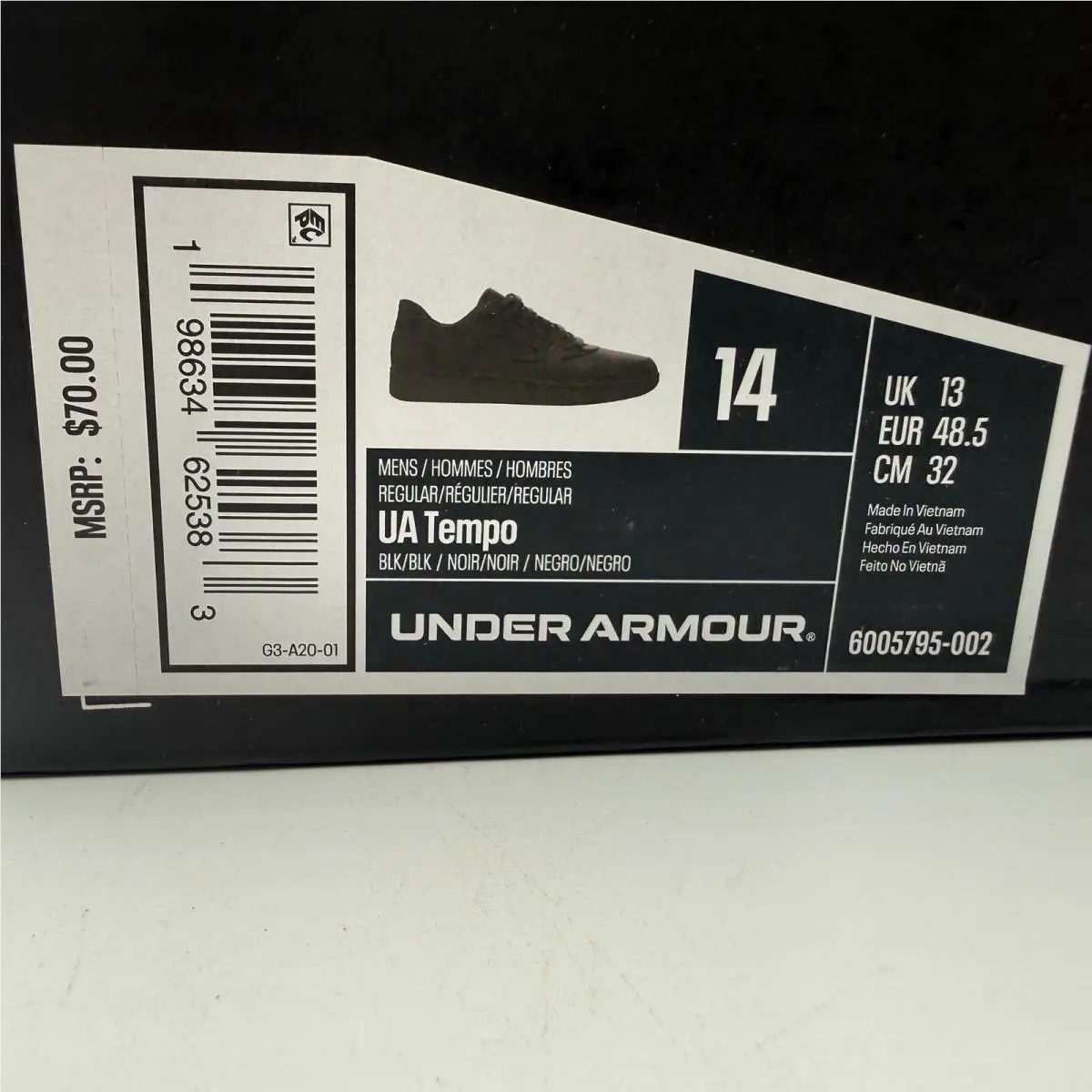 Under Armour shoes - UA Tempo - Tempo - Black 0