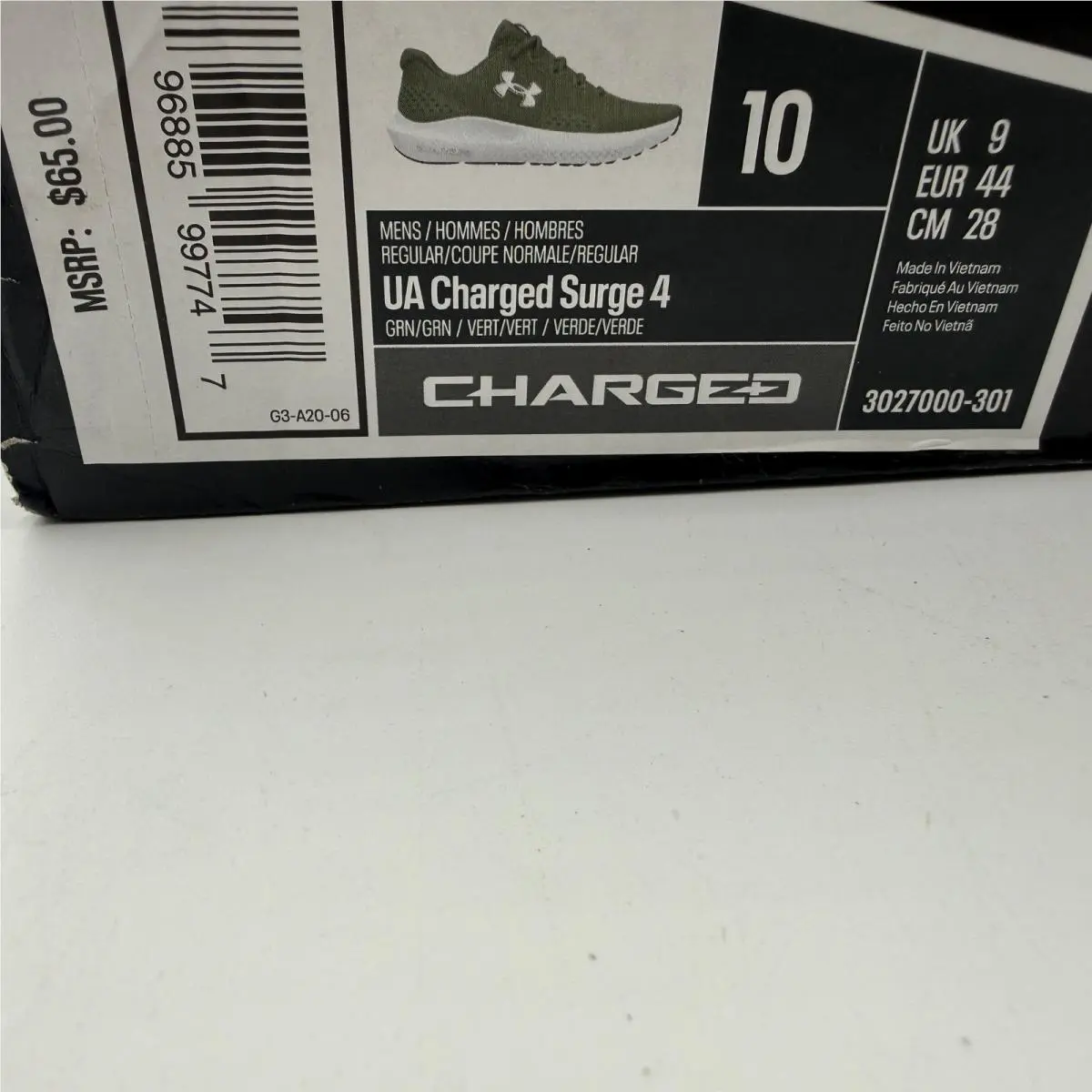 Under Armour shoes - Under Armour Charged Surge 4 - Green 0