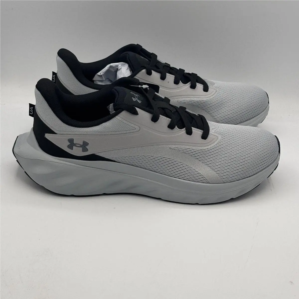 Under Armour UA Ascend Shoes Mens Size 12 Grey Black Running 3027541-001