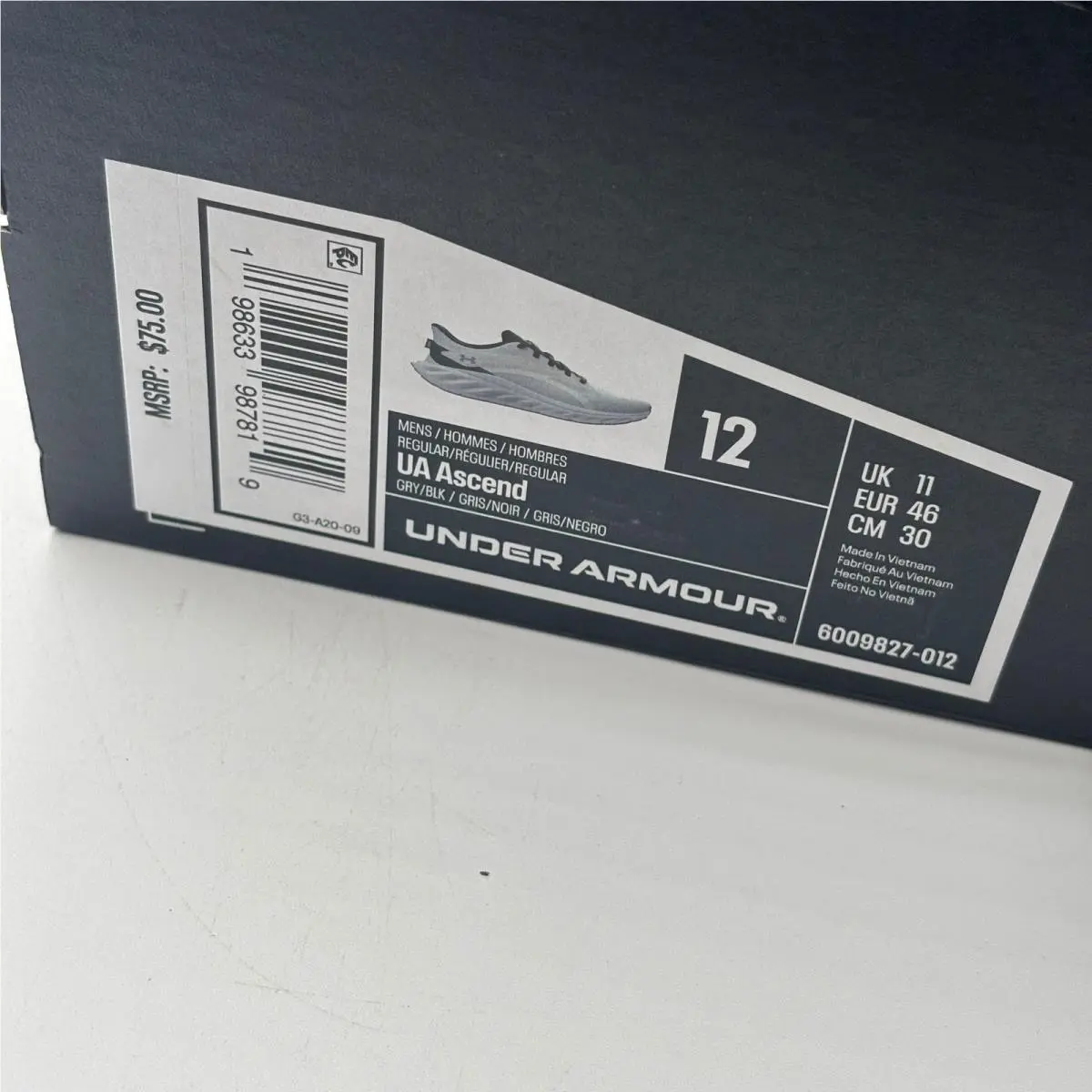 Under Armour shoes - UA Ascend - Ascend - Gray 0