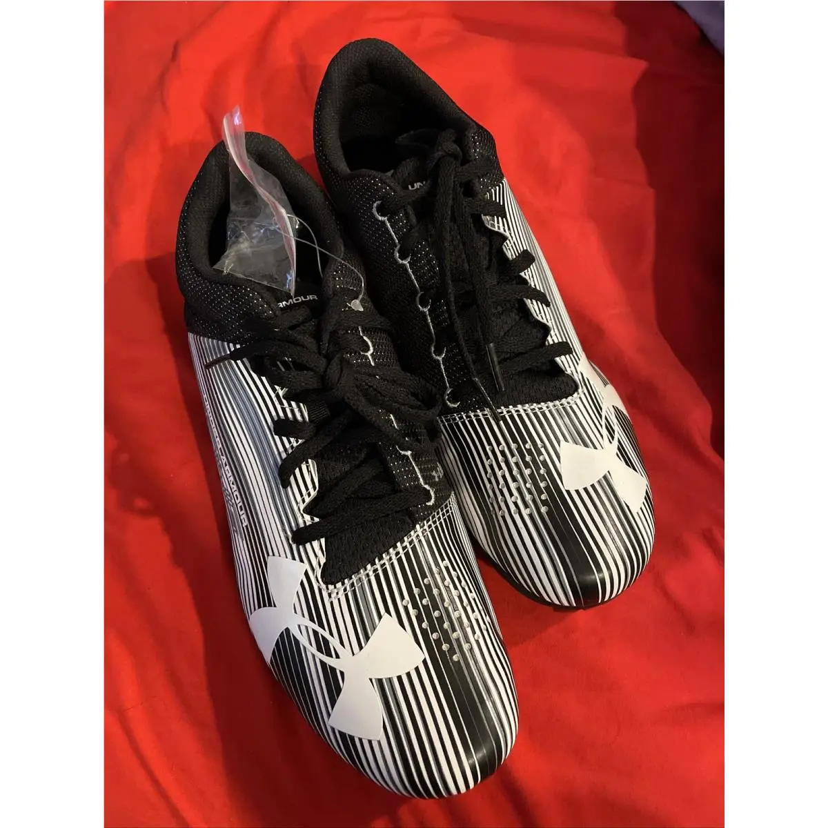 Under Armor Kick Sprint Spike Shoes Size 11 UK 10 Eur 45 CM 29