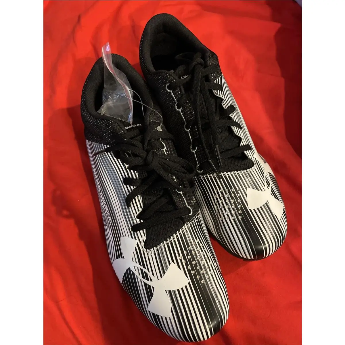 Under Armour shoes - UNDER ARMOR KICK SPRINT SPIKE - Black And White 0