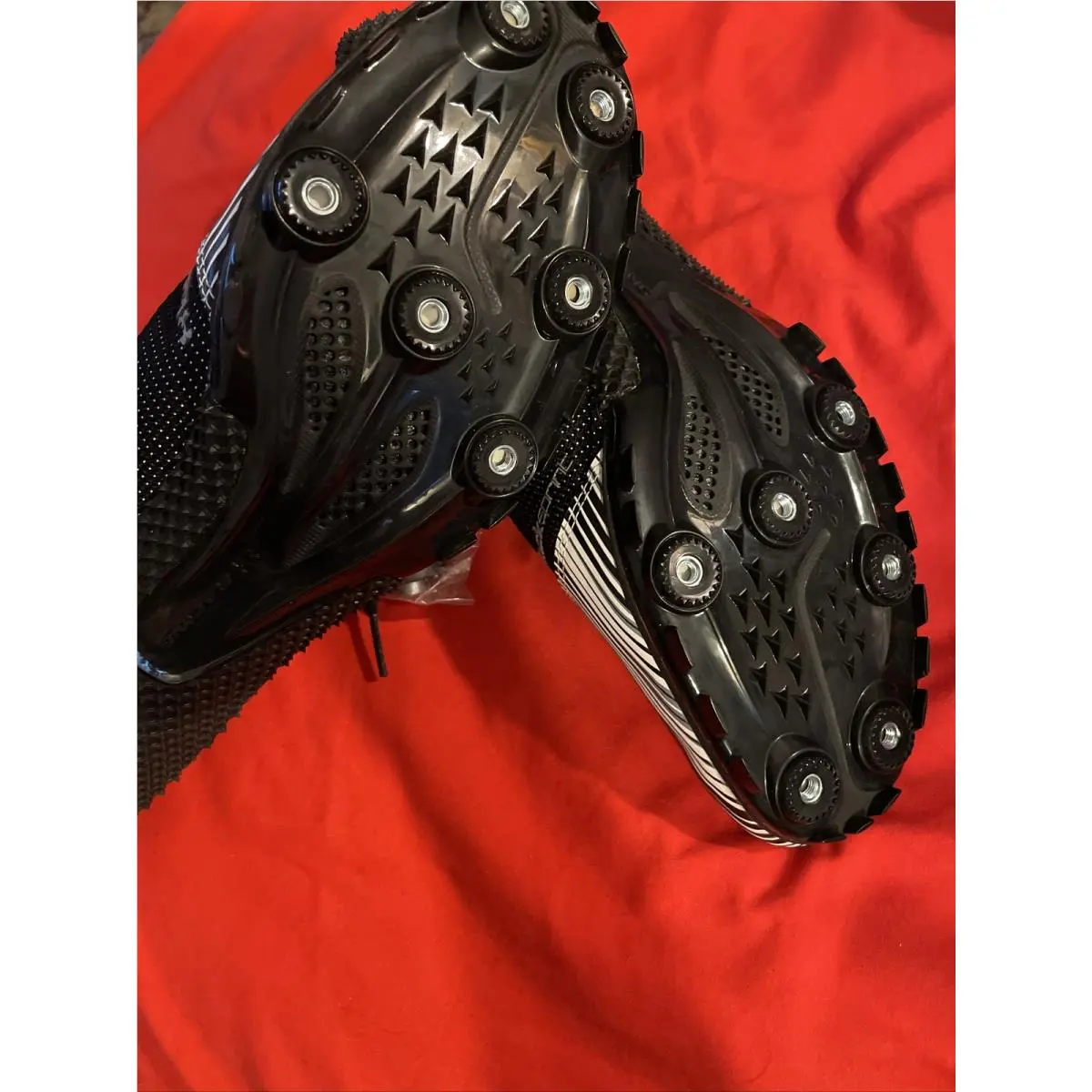 Under Armour shoes - UNDER ARMOR KICK SPRINT SPIKE - Black And White 6