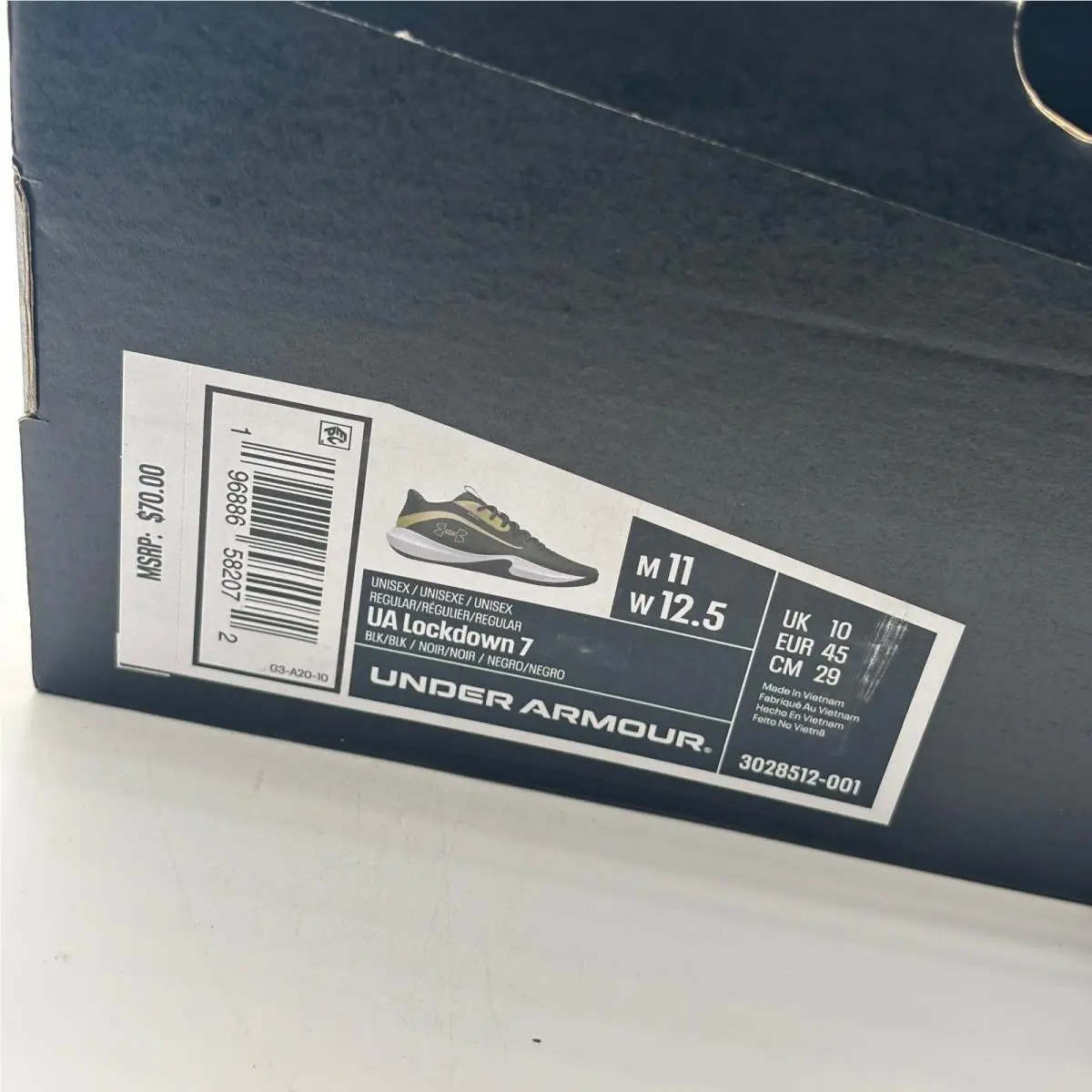 Under Armour shoes - UA Lockdown 7 - Lockdown - Black 0