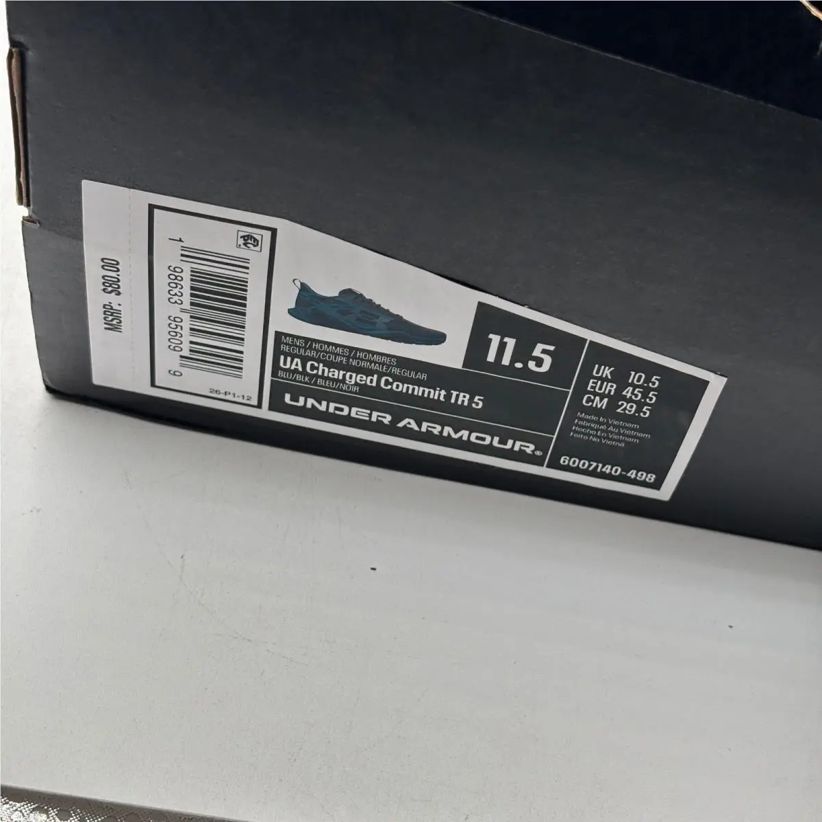 Under Armour shoes - UA Charged Commit TR 5 - Blue 0