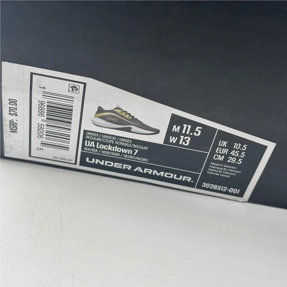 Under Armour shoes - UA Lockdown 7 - Lockdown - Black 1