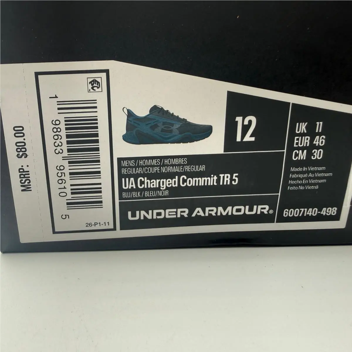 Under Armour shoes - UA Charged Commit TR 5 - Blue 0