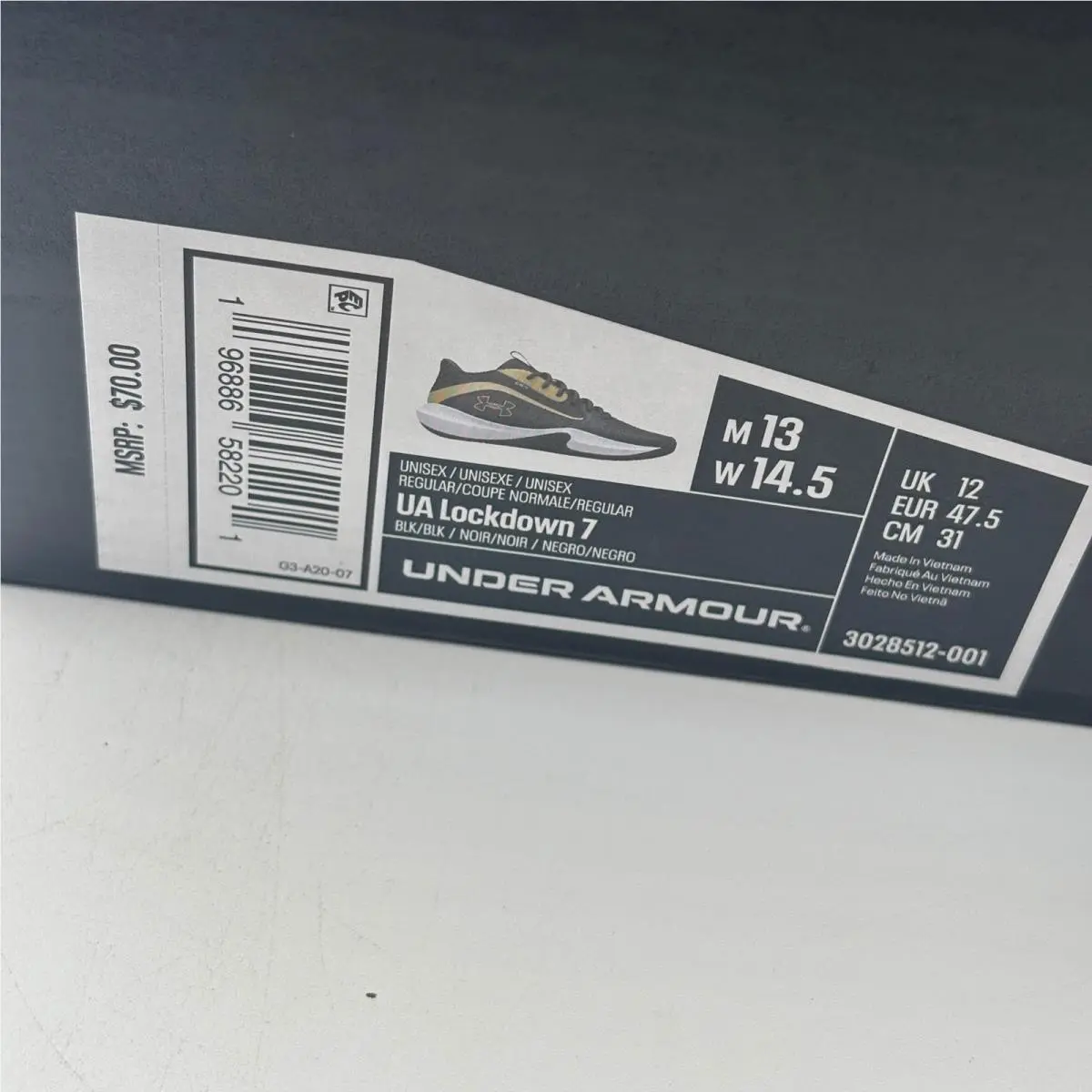 Under Armour shoes - Lockdown 7 - Lockdown - Black 0