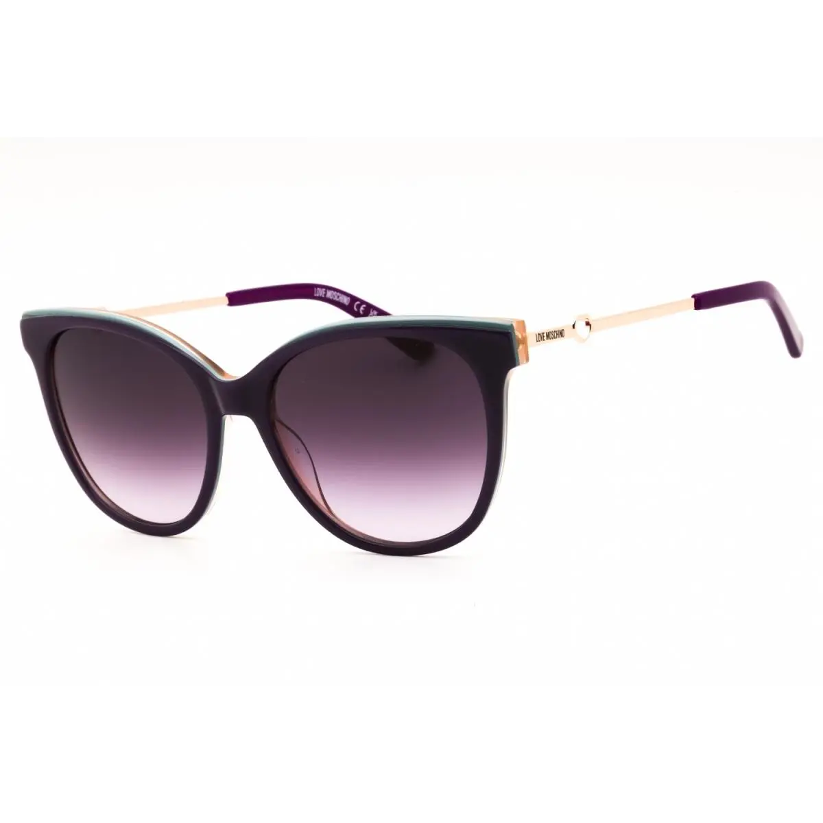 Love MOL085-6WY-54 Sunglasses Frame Size 54mm 140mm 17mm Violet Women by Moschino