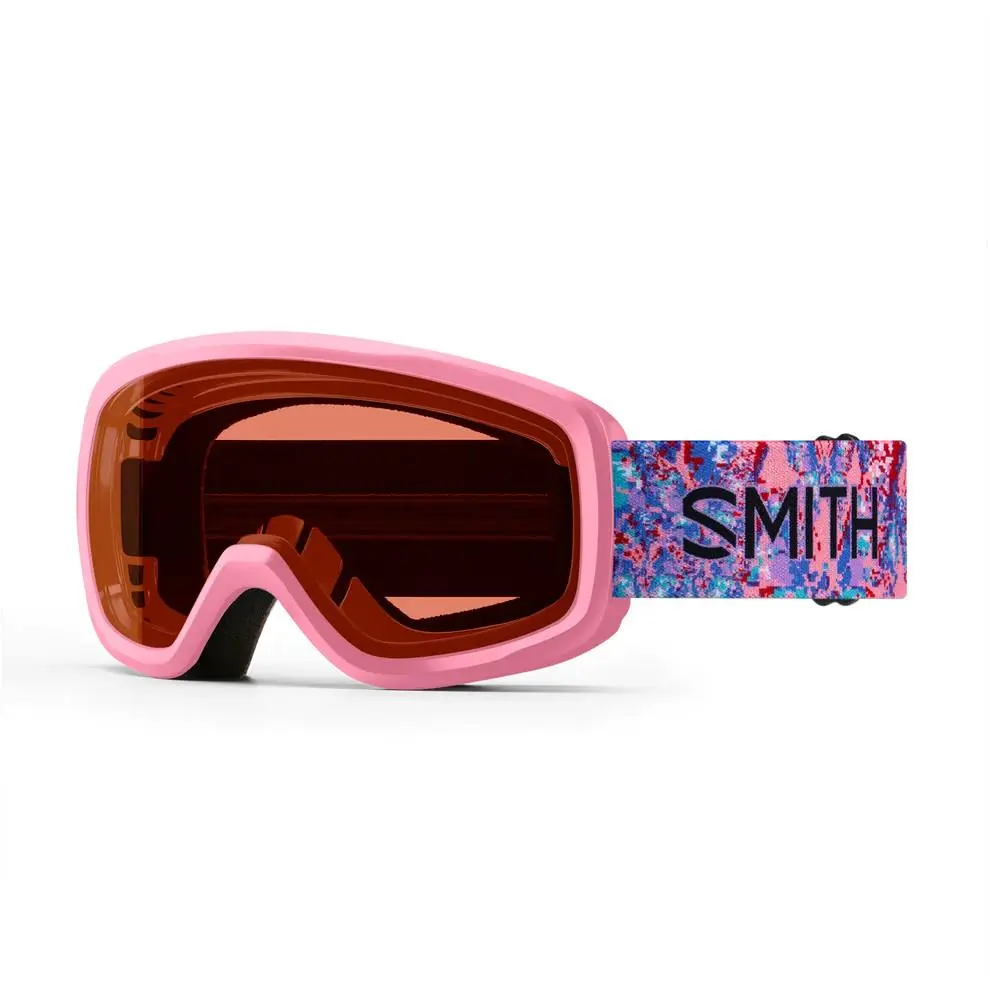 Smith Snowday Snow Goggles - 2027 - Girls - Bright Pink Lofi Butterfly w/RC36