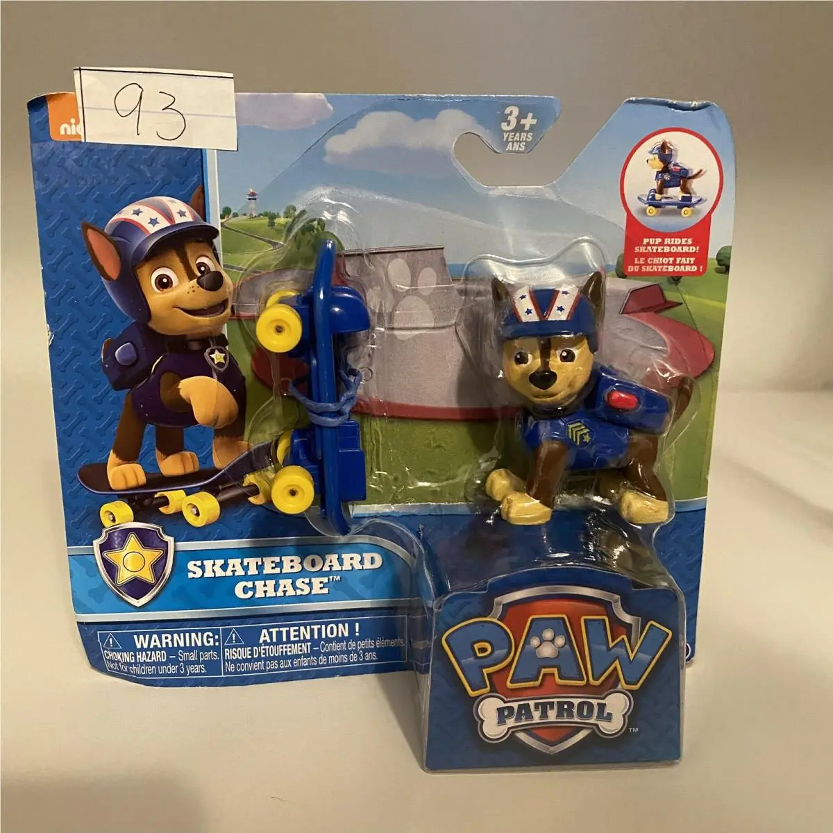 Paw Patrol Chase Skateboard Action Figure Spin Master Toy