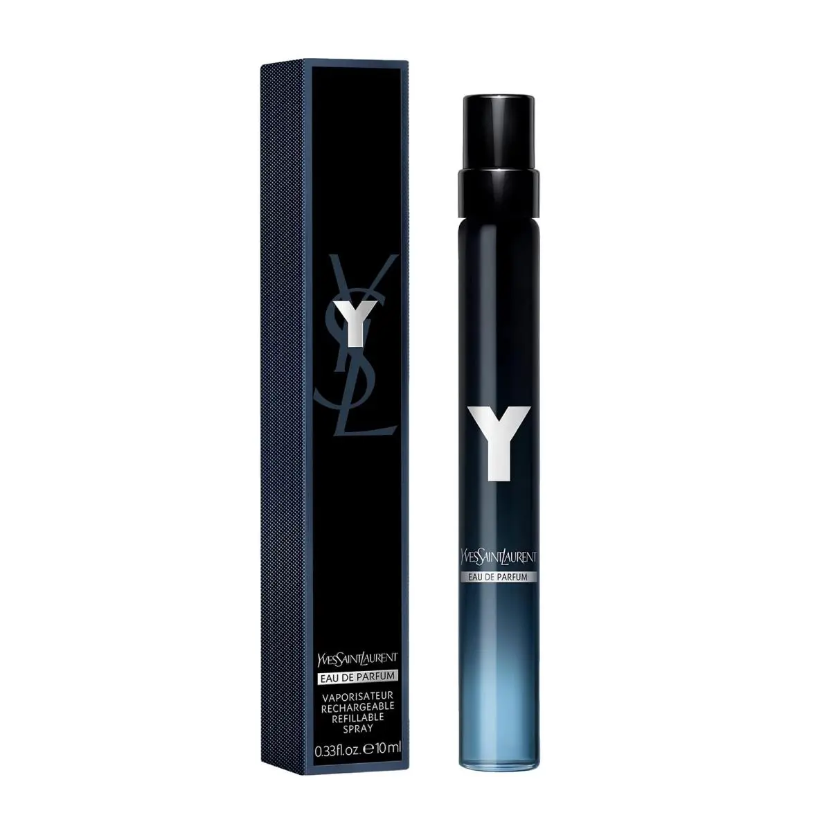 Y  For Men 0.33 oz Eau de Parfum Travel Spray Refillable by Yves Saint Laurent