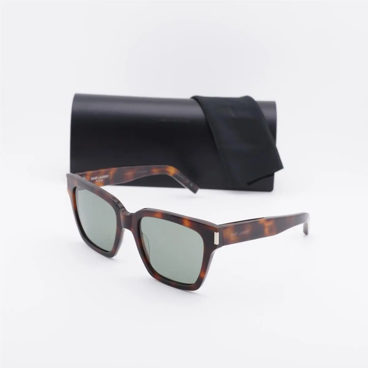 Saint Laurent SL507 003 Havana/green 54-19-145 Sunglasses