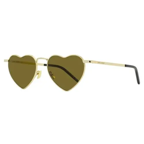 Saint Laurent Metal Loulou Sunglasses SL 301 015 Gold/black 52mm