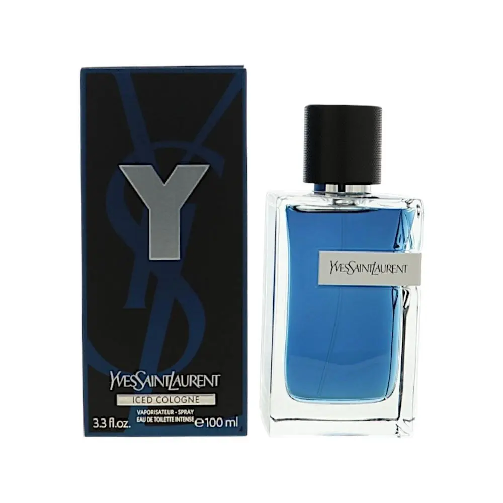 Y Iced Cologne by Yves Saint Laurent Box For Men 3.3 Oz Eau De Toilette Spray
