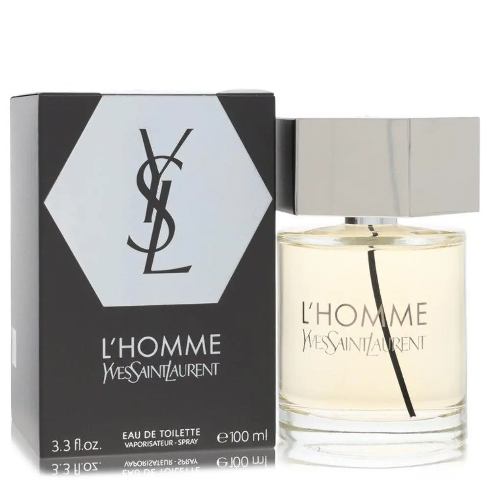 L`homme by Yves Saint Laurent 3.3 Oz Eau De Toilette Spray For Men