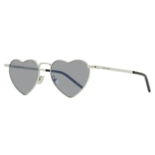 Saint Laurent Metal Loulou Sunglasses SL 301 014 Silver/black 52mm