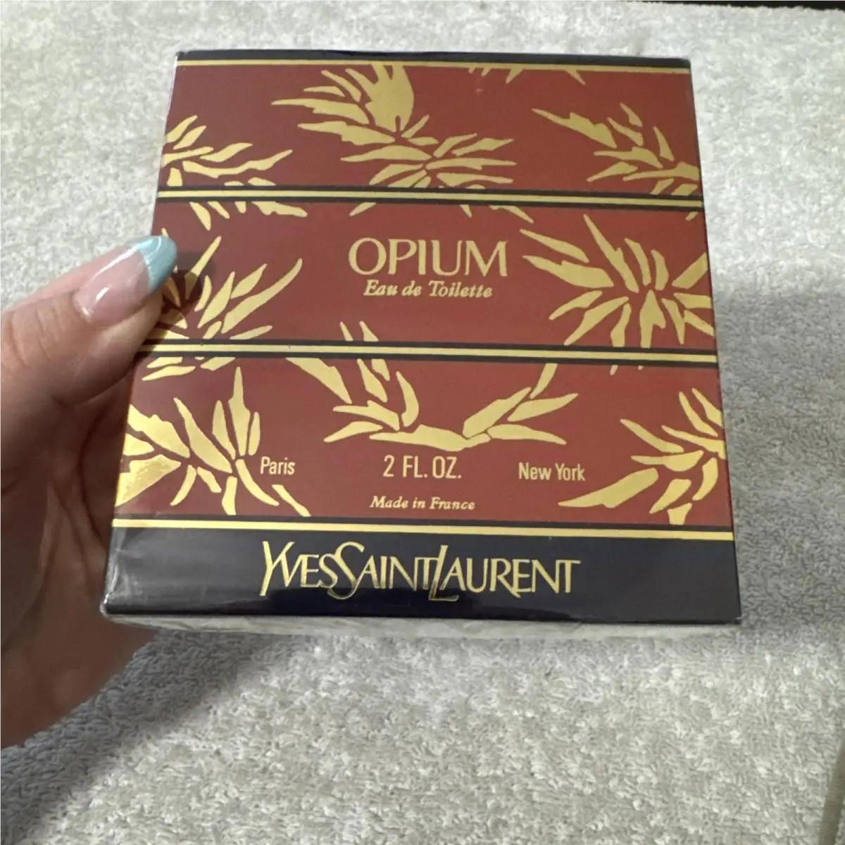 Opium Yves Saint Laurent 1977 Eau DE Toilette 2 Fl.oz Splash Rare France••