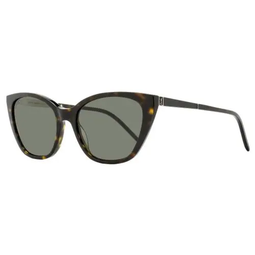Saint Laurent Monogram Cat-eye Sunglasses SL M69 002 Havana/silver 56mm Ysl