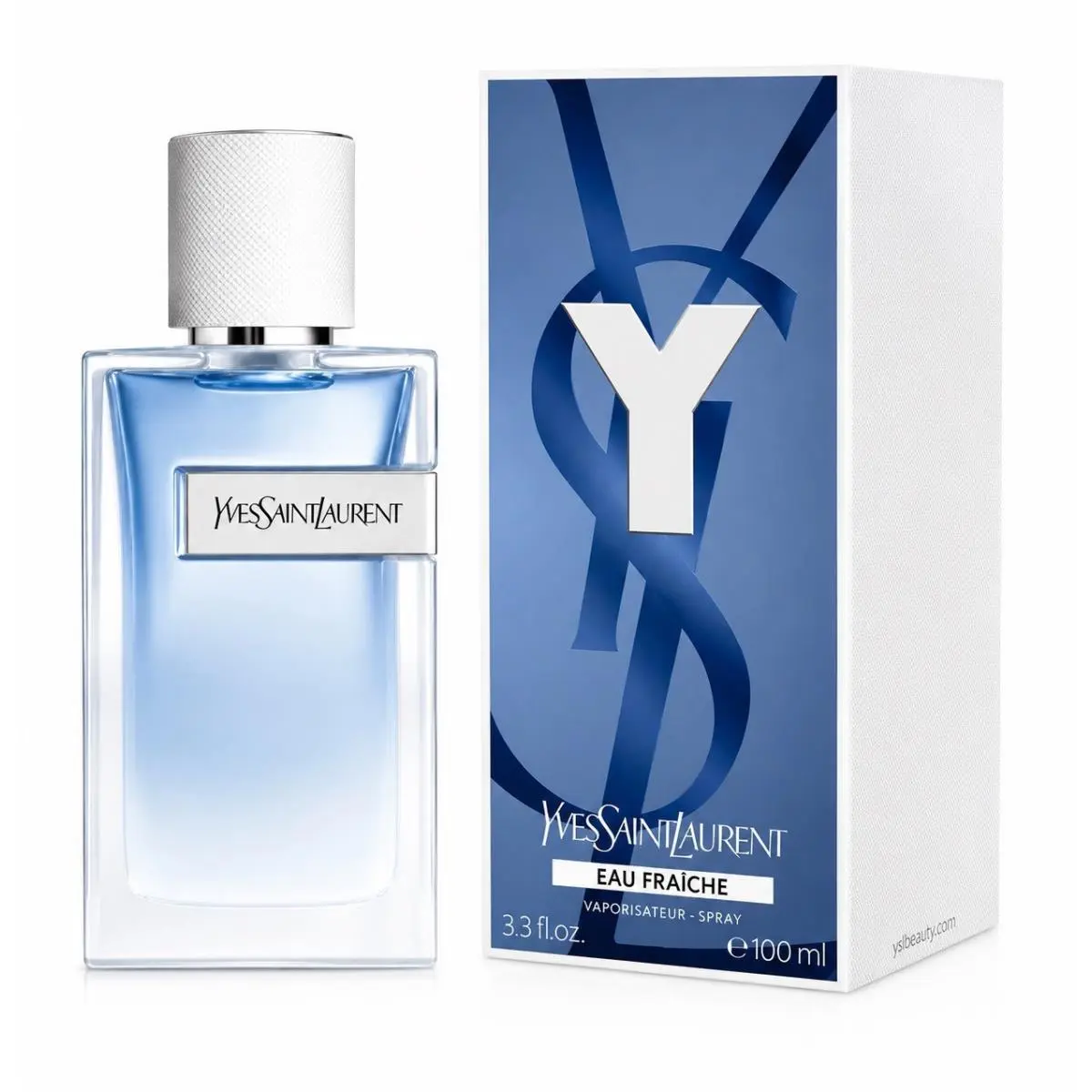 Yves Saint Laurent Ysl Y Eau Fraiche 3.3 Oz 100ml Men Eau De Toilette Spray