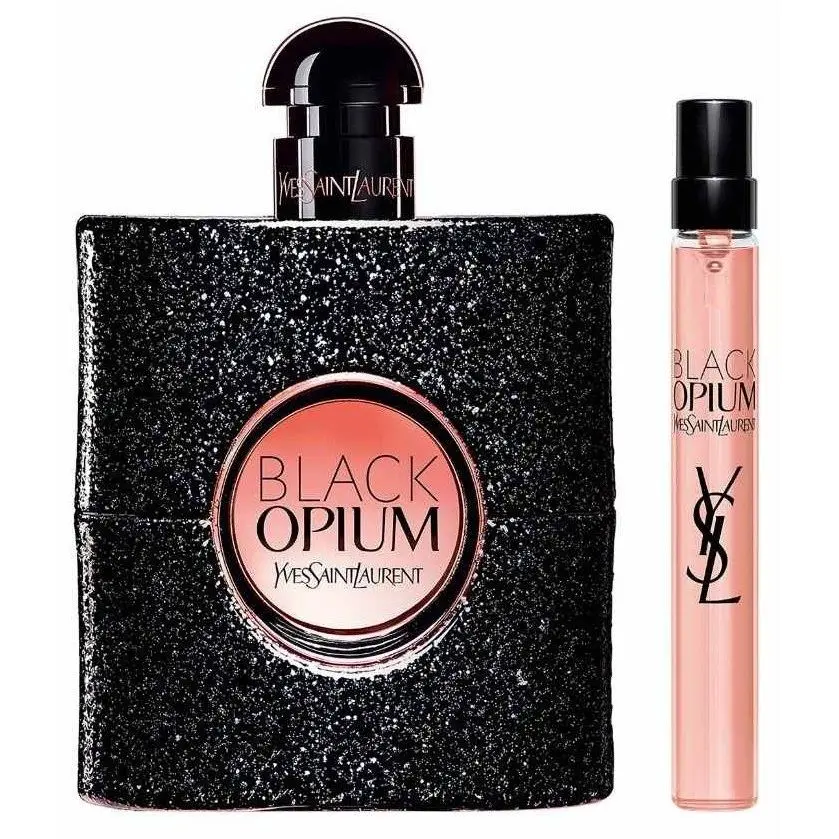 Black Opium Yves Saint Laurent Women 2 Pcs Set 3.0 oz 0.33 oz Edp Spray