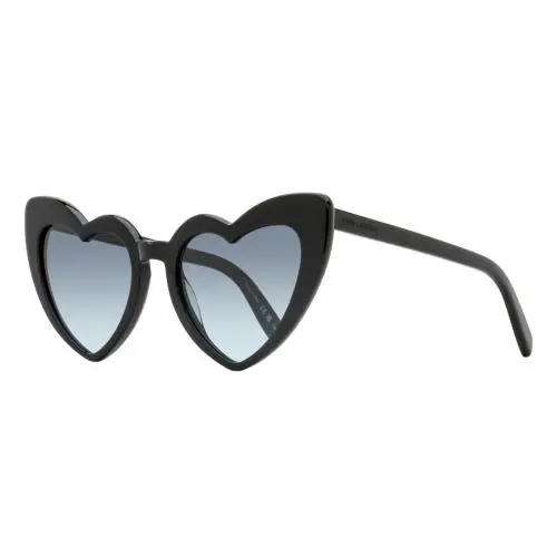 Saint Laurent Loulou Heart Sunglasses SL 181 008 Black 54mm