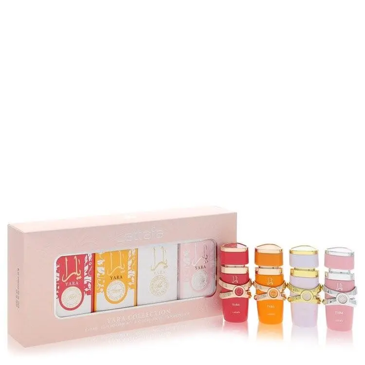 Lattafa Yara Mini Edp Collection Set Contains Yara Candy Yaratous Yara Moi