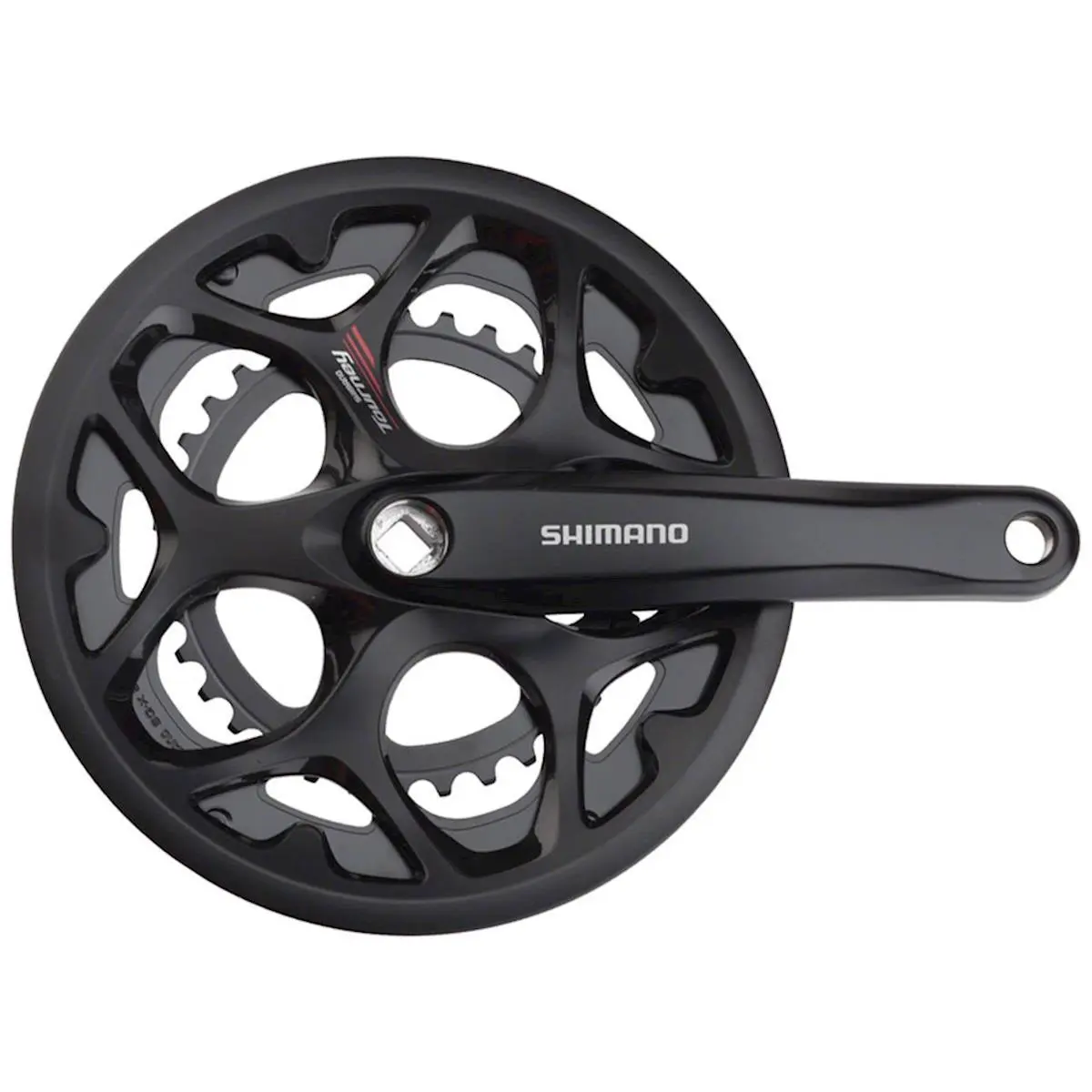 Shimano Tourney FC-A070 Crankset Black 2 x 7/8 Speed Square Taper