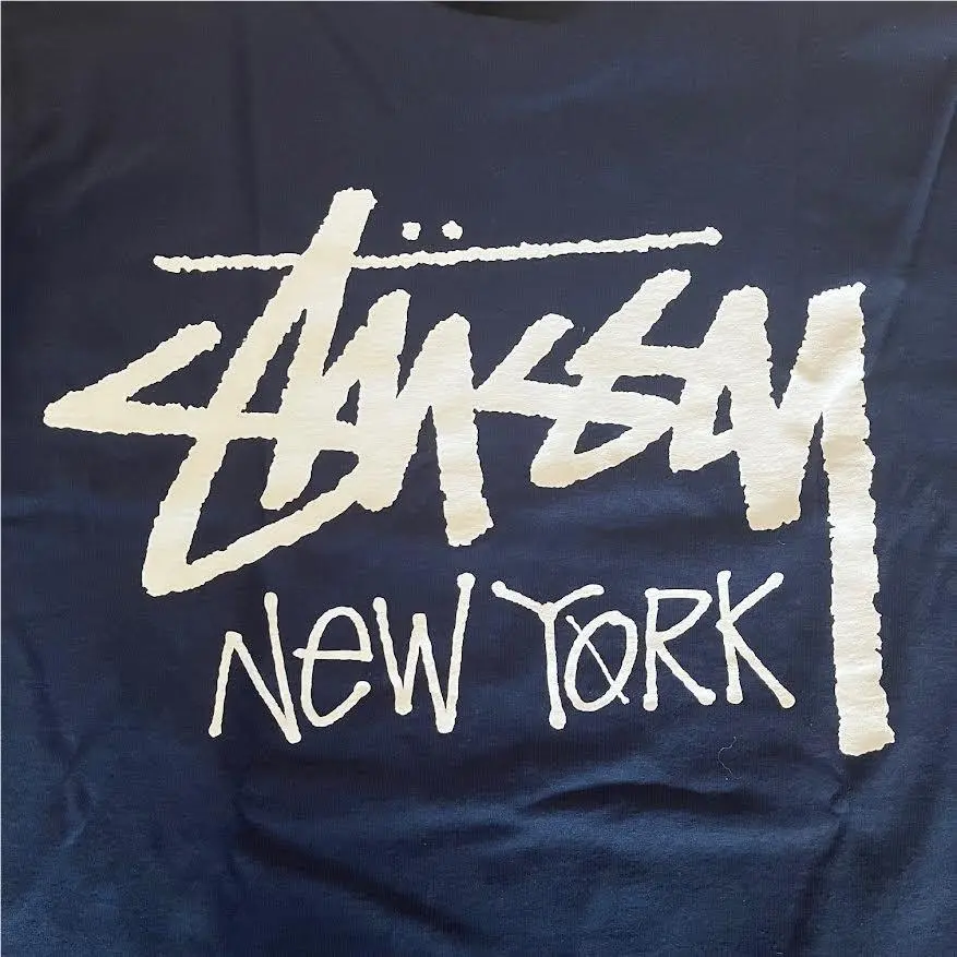 Stussy  clothing - Stussy Stock New York Tee - Style 3903976 - Navy 3