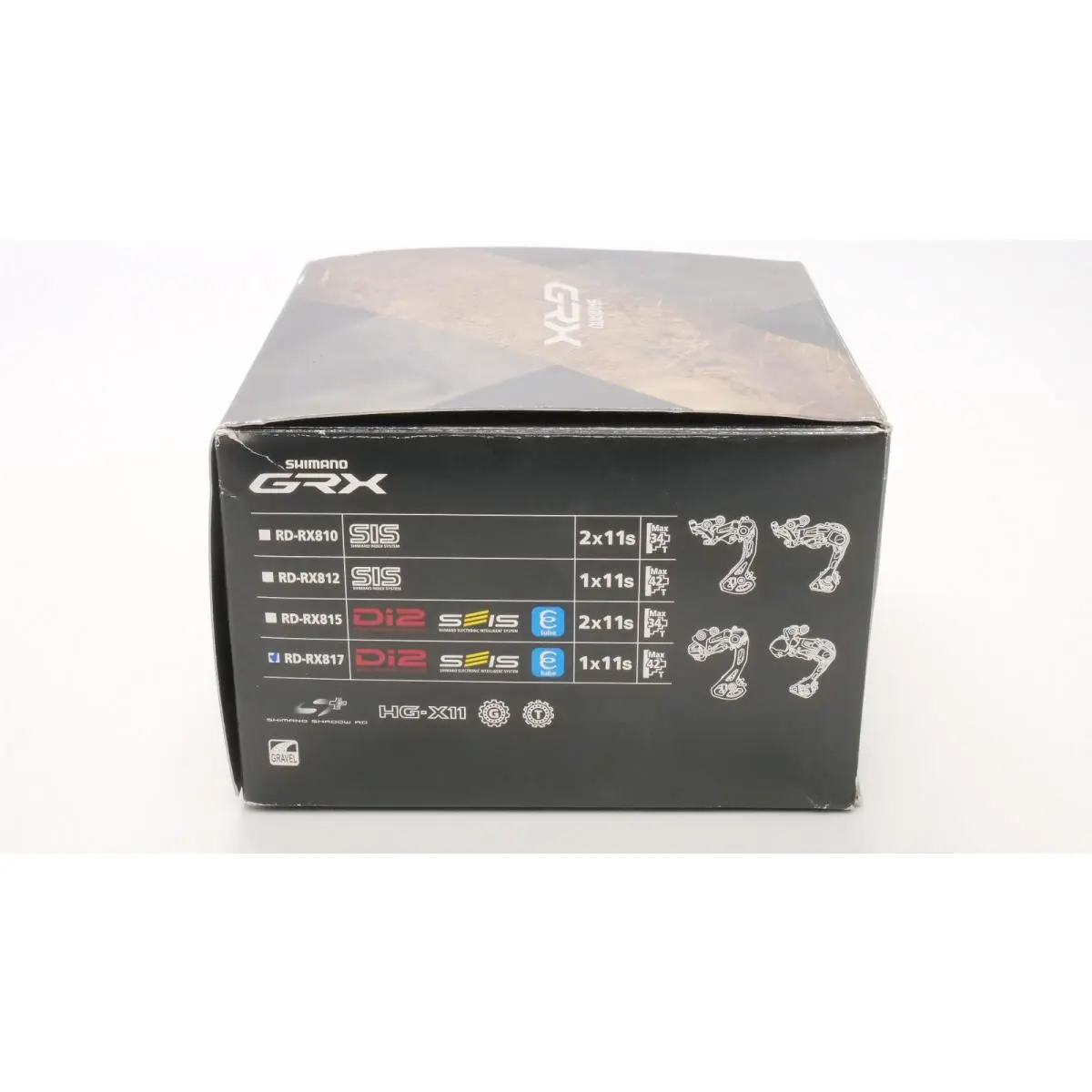 Shimano  - GRX RD-RX817 - GRX - Black (UPC: 192790443171) 1