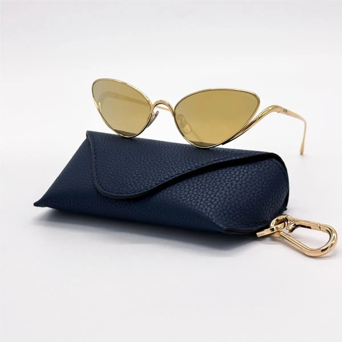 Loewe LW40179U 30G Women Gold Metal Sunglasses