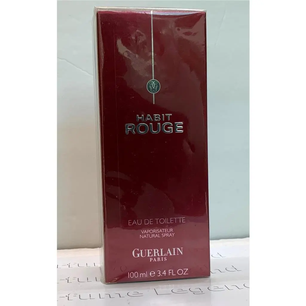 Habit Rouge BY Guerlain For Men 3.4 Fl.oz. Edt Spray SKU1863