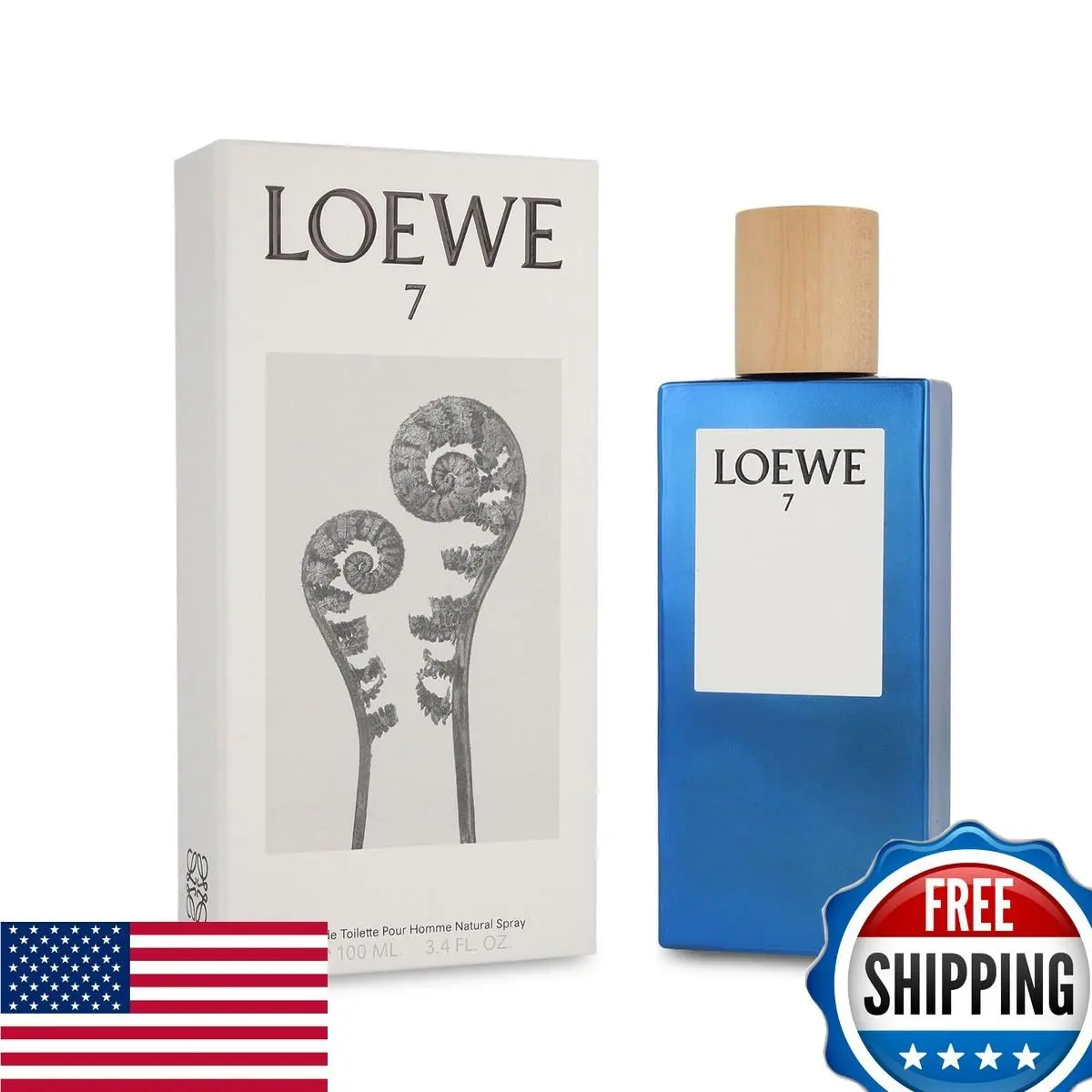 Loewe 7 By Loewe For Men 3.4 Oz Eau De Toilette Spray 8426017066846