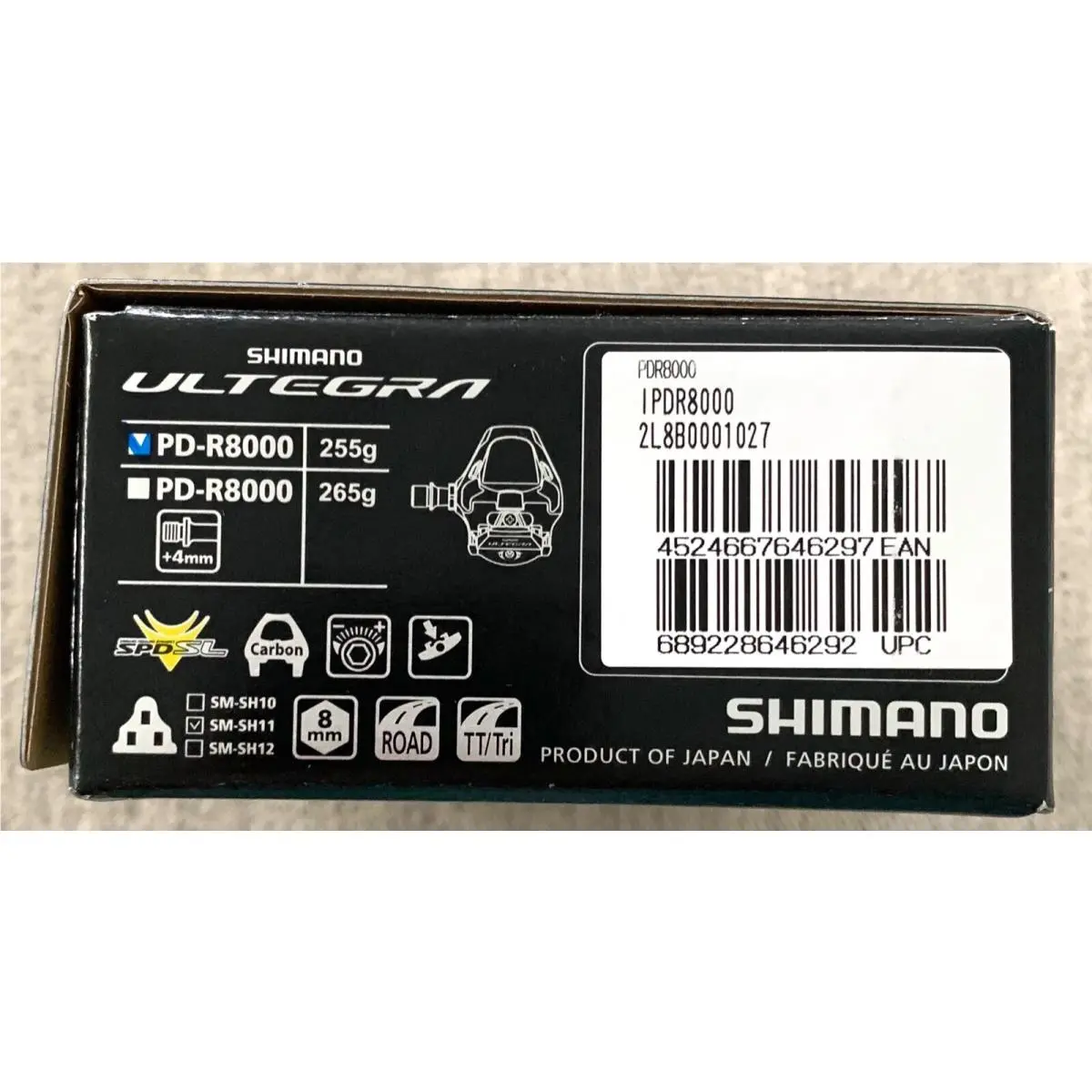 Shimano  - Shimano Ultegra PD-R8000 SPD-SL - Ultegra - Black (UPC: 689228646292) 0