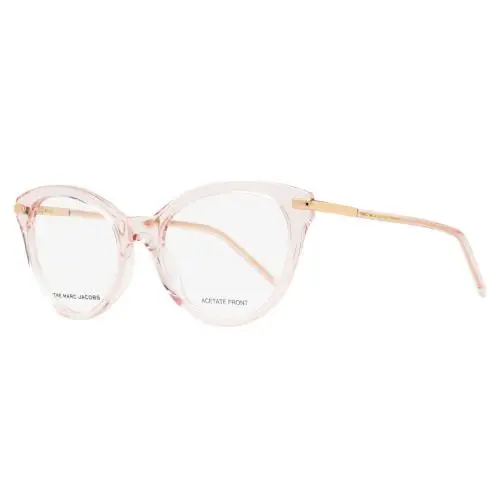 Flex Hinge Cat-eye Eyeglasses Marc 617 35J Transparent Pink 52mm by Marc Jacobs