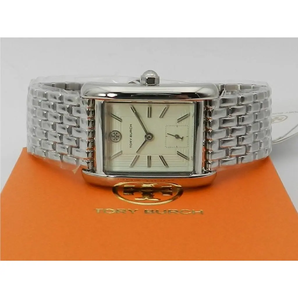 Tory Burch Women`s The Eleanor Stainless Steel Bracelet Watch 25mm