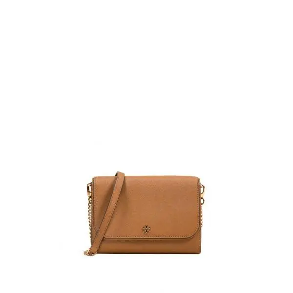 Tory Burch Emerson Chain Wallet Leather Cross Body Bag m11