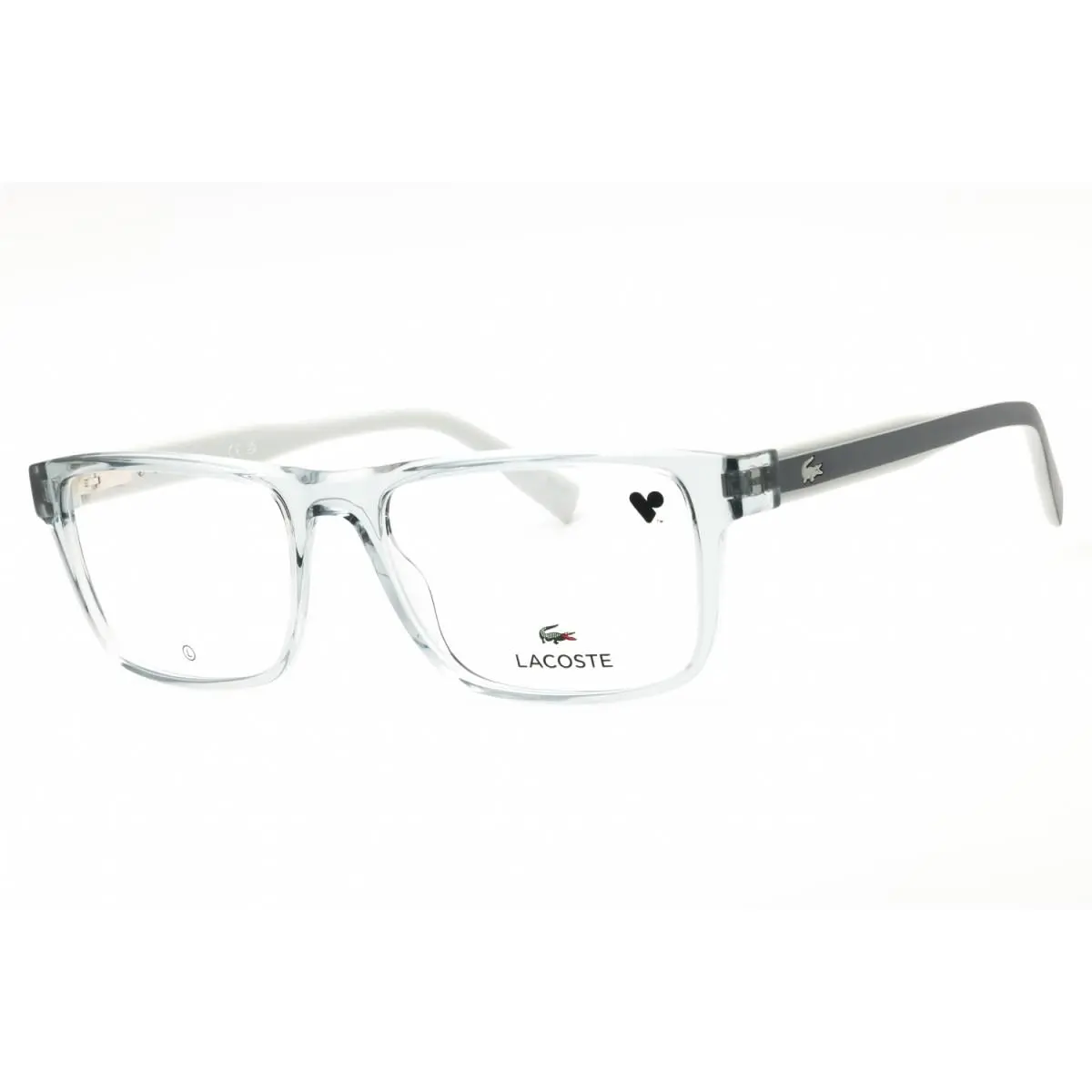 L2973 035 Transparent Grey 56mm Eyeglasses by Lacoste